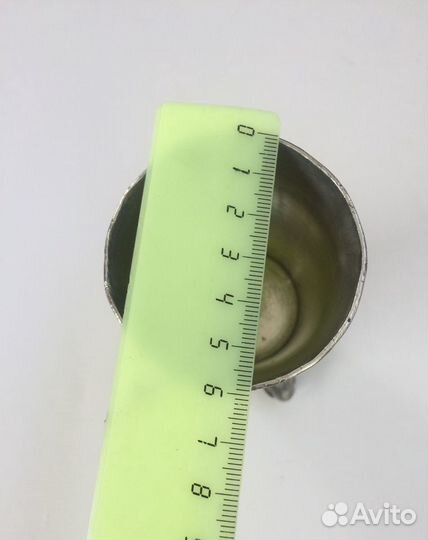 Старый оловянный кубок, чарка-перевертыш Олень