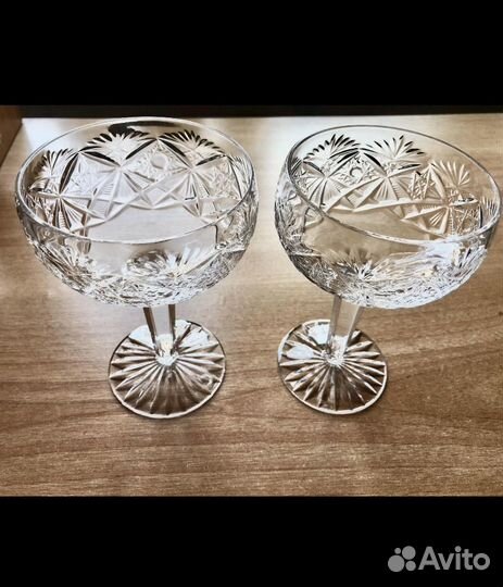 Хрустальные СССР креманки конфетницы бокалы