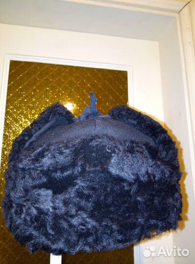 Шапка ушанка детская, Новая,мех натур