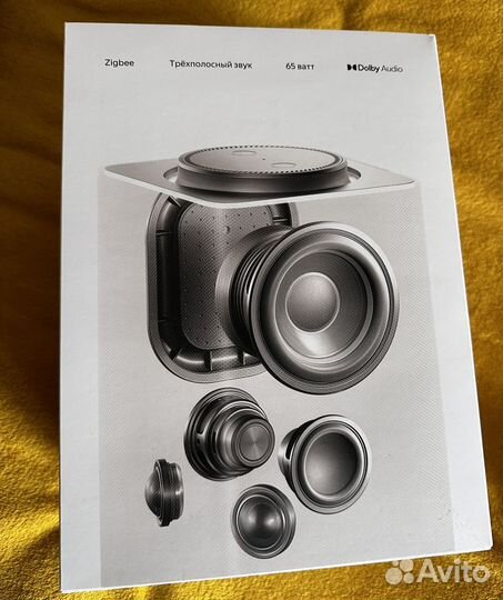 Умная колонка Яндекс Макс с Zigbee Beig