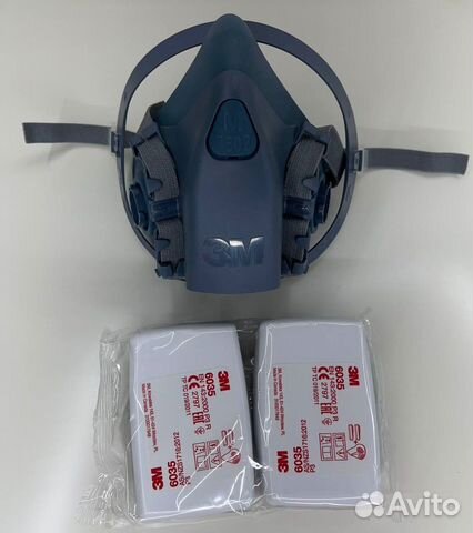 Защита органов дыхания Полумаска 3М 7502