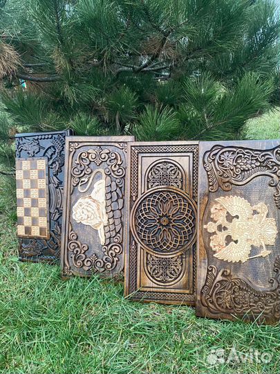 Нарды шахмьы ручной работы из дерево