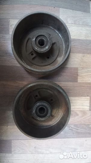 Задние барабаны на Renault Megan