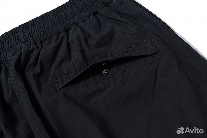 Штаны из нейлона Stone Island black