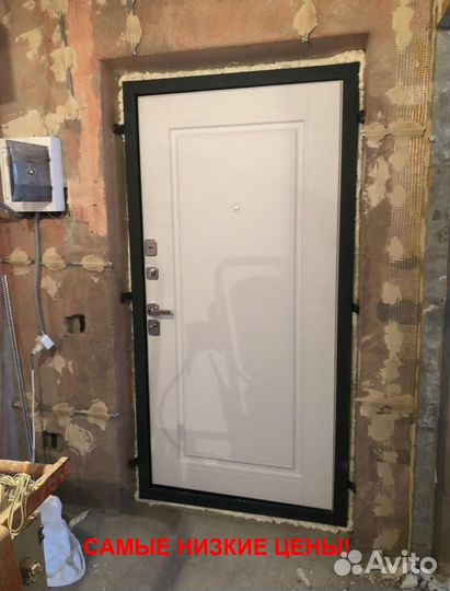 Тёплая дверь входная с зеркалом с бесплатной доста