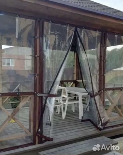 Гибкие окна для беседок и веранд