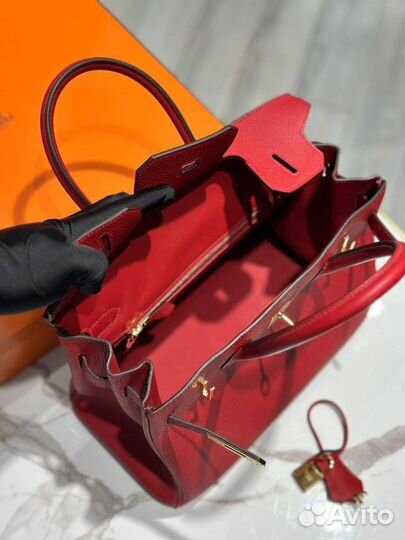 Сумка hermes birkin с позолотой