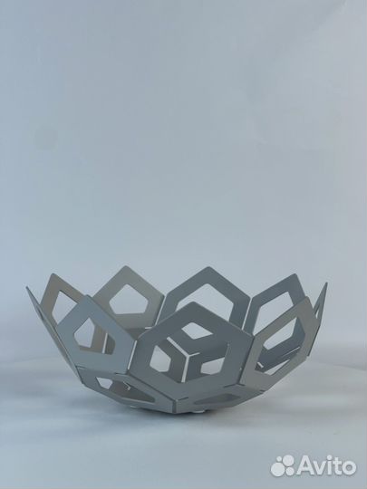 Ваза для фруктов металлическая