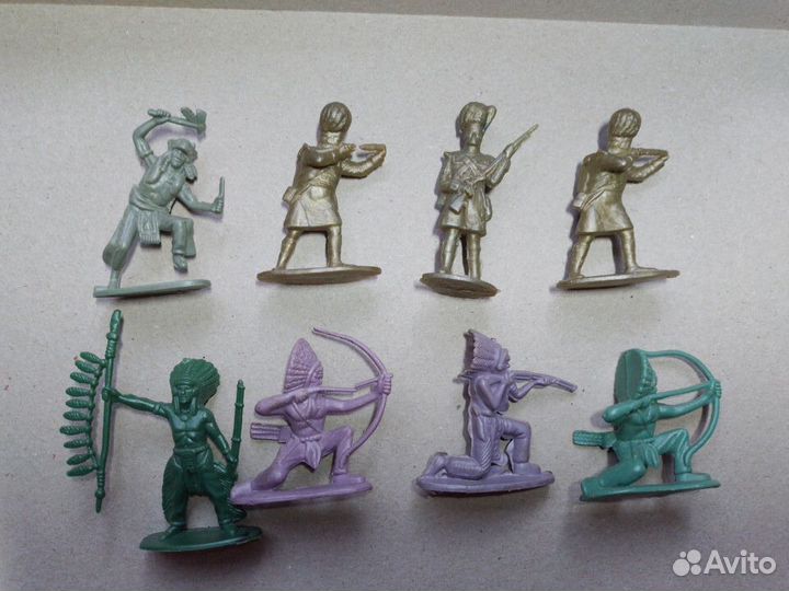 Солдатики 90х. Ковбои и индейцы