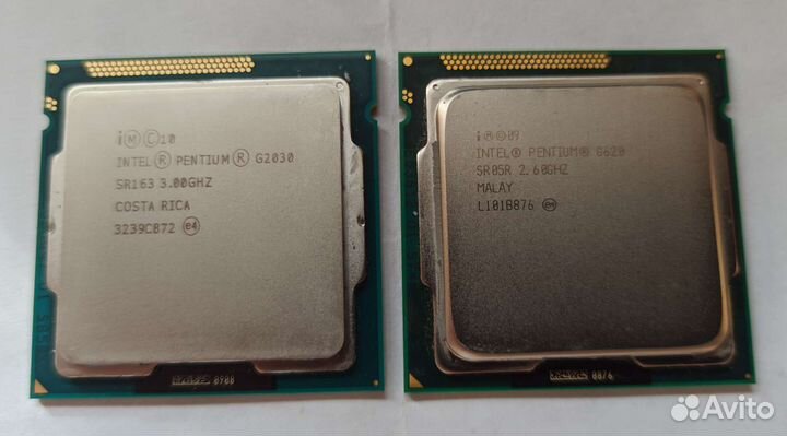 Процессоры intel 1155: Pentium G2030; Pentium G620