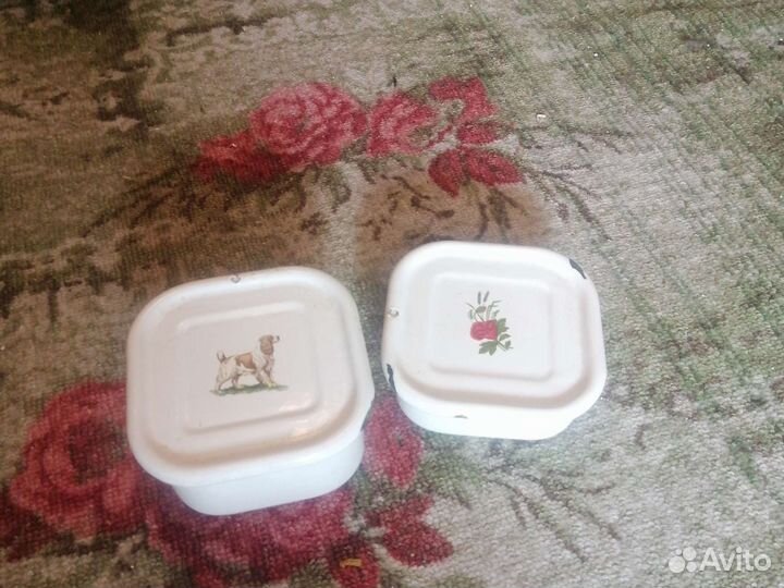 Кастрюля эмалированная бу