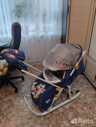 Коляска санки