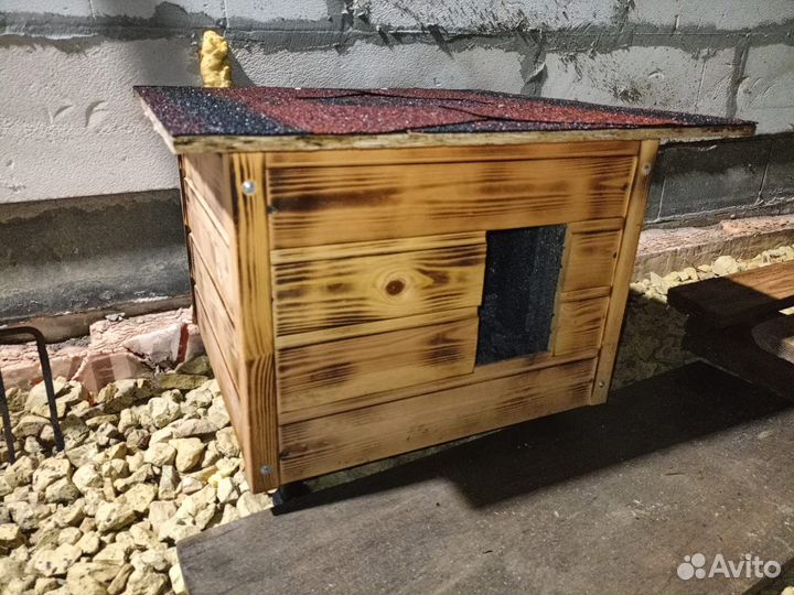Будка для кошки утепленная