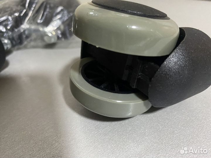 Колесико (5 шт)прорезинненое на офисное кресло