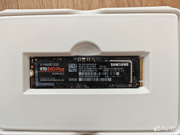 Ssd samsung 970 EVO plus 500gb