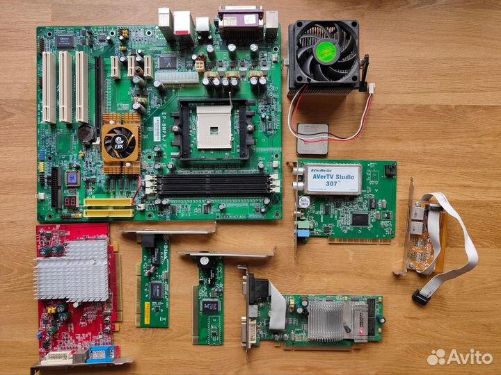 Мат. плата Ep-8npaj, процессор sempron (лотом)