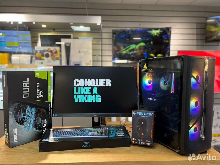 Игровой компьютер intel core i9 RTX 3060Ti/4070Ti