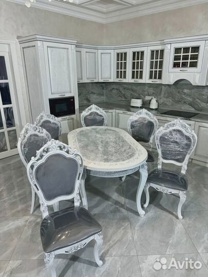 Комплект кухонной мебели Роза мрамор