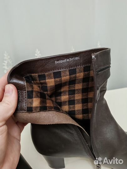 Полусапоги женские зимние натуральная кожа