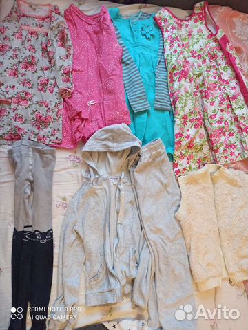 Вещи для девочки пакетом 116-128