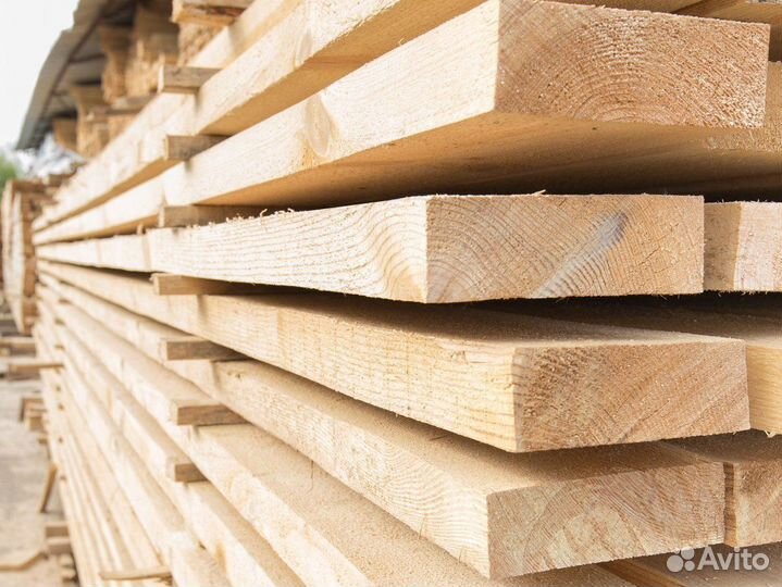 Доска обрезная 40х150х6000