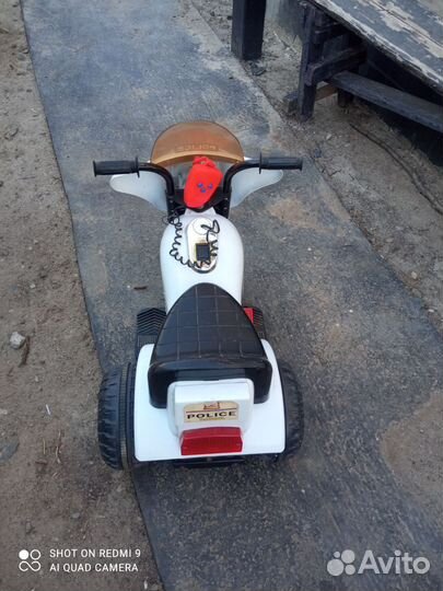 Детский мотоцикл на аккумуляторе бу