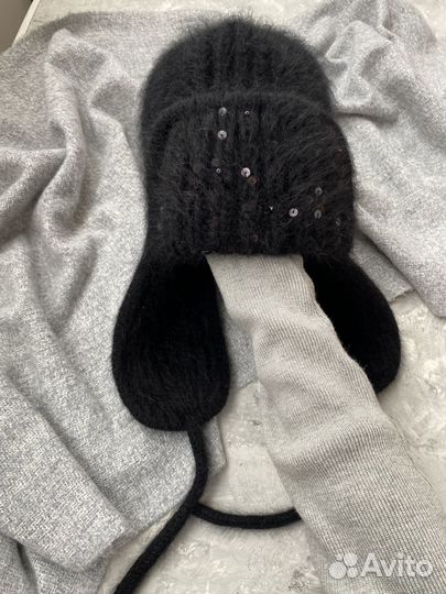Ушанка из пуха норки