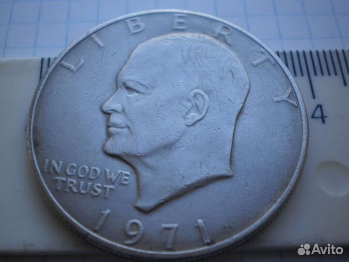 Монеты США в коллекцию Эйзенхауэр Колокол 1976