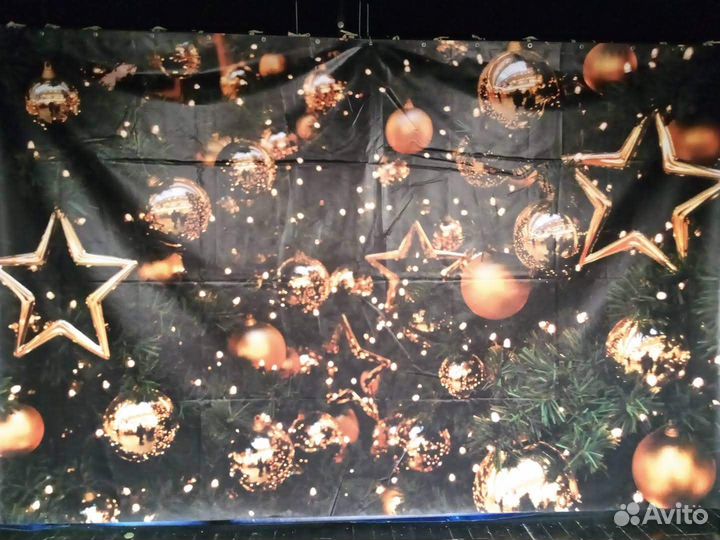 Новогодний фон / фотофон / баннер