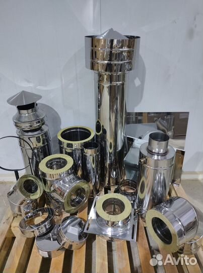 Сэндвич-труба Для Дымохода 180х250, L-1м