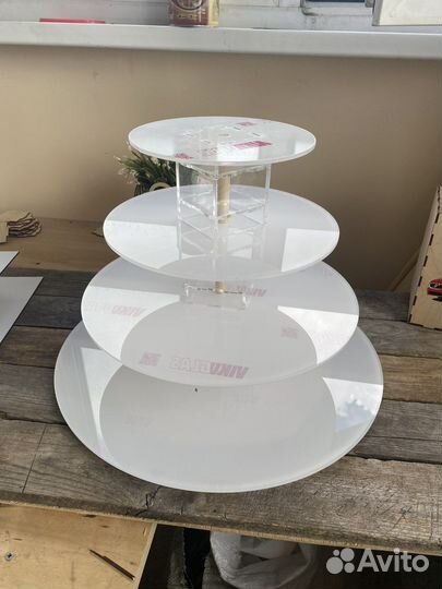 Этажерка для десертов из акрила