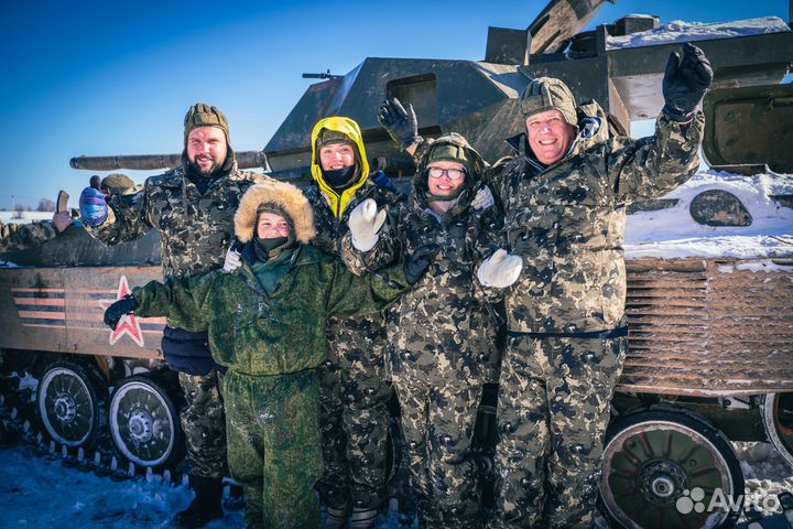 Катание на танке в Подмосковье, дарим сертификат