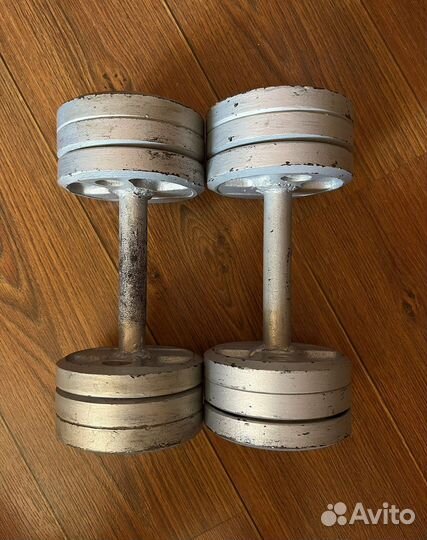 Гантели неразборные по 13 кг