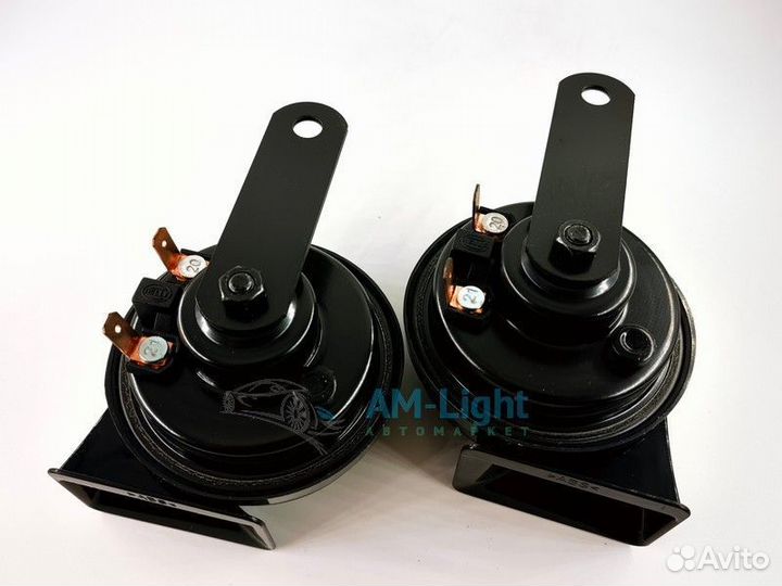 Громкий звуковой сигнал Hella 118dB, 500 Hz, 2 шт