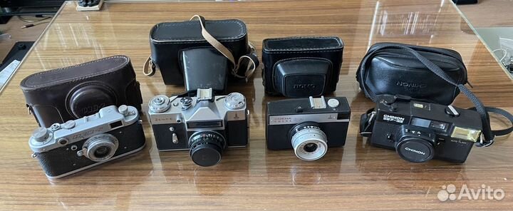 Старые фотоаппараты и объективы