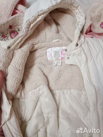 Комбинезон детский белый 9 мес