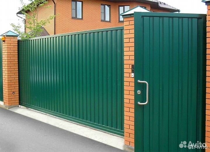 Забор из профнастила