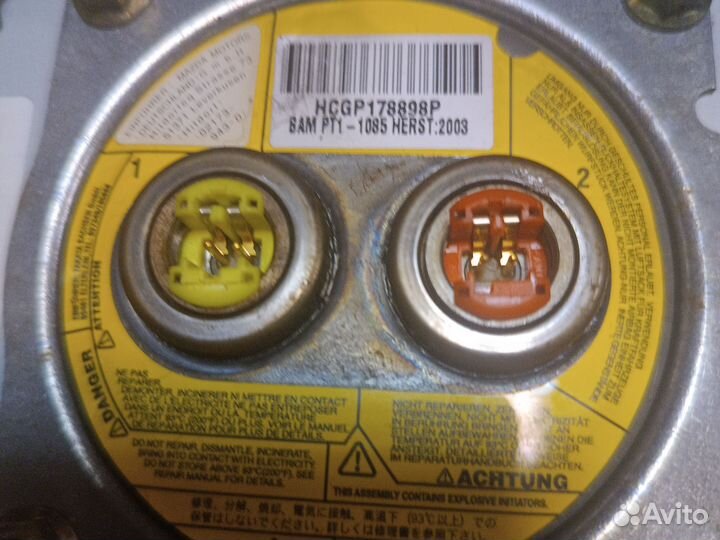 Подушка безопасности руля mazda6gg