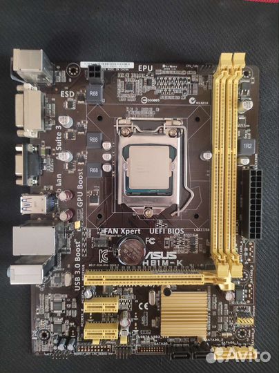 Мат.Плата+процессор+куллер