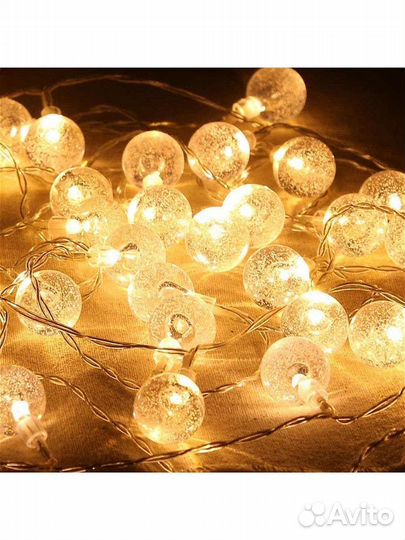 Гирлянда новогодняя шарики
