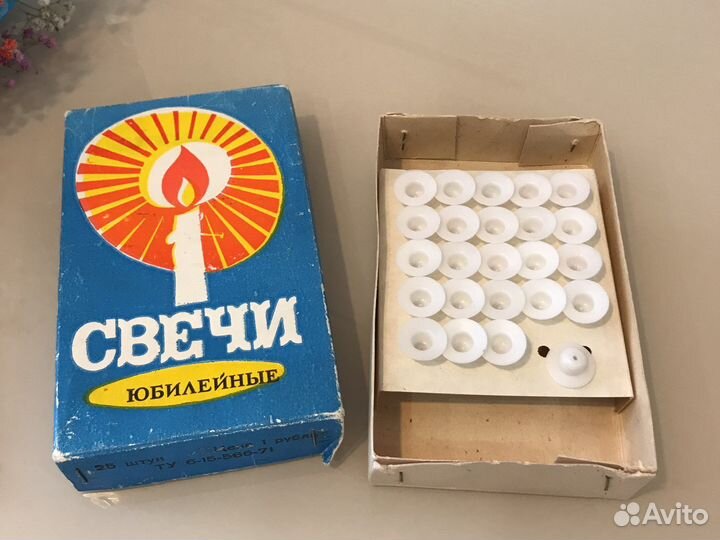 Свечи для торта СССР