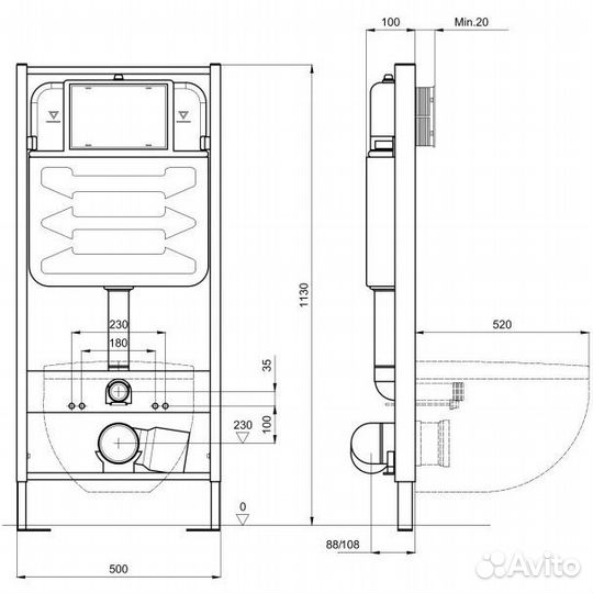 Set aquatek европа New-KKI2 (рама aquatek Standard