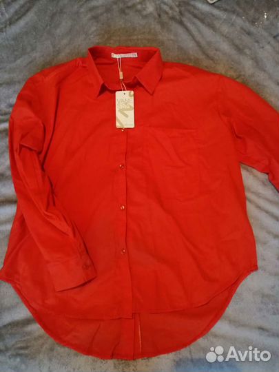 Рубашка новая женская оверсайз