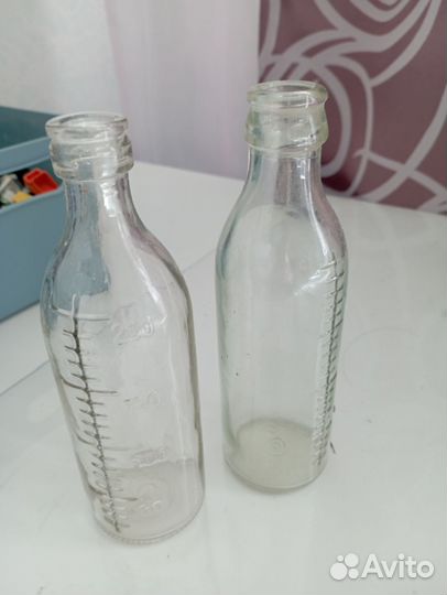 Детские стеклянные бутылочки