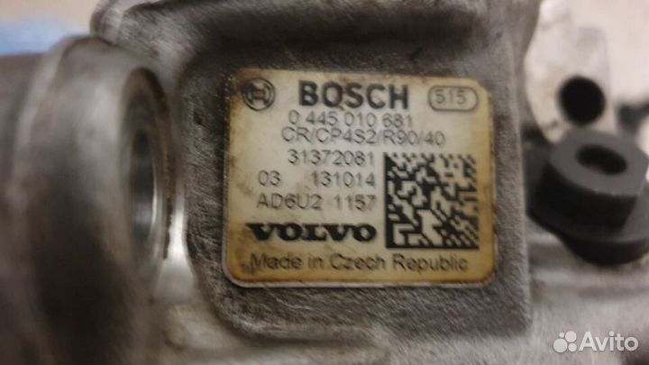 Тнвд и 5 форсунок от Volvo xc 70 не рабочие