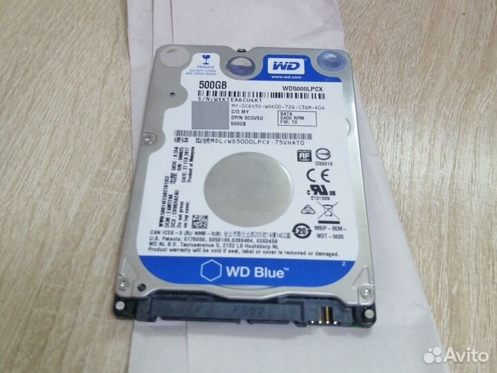 Жесткий диск 500 гб 2.5 wd