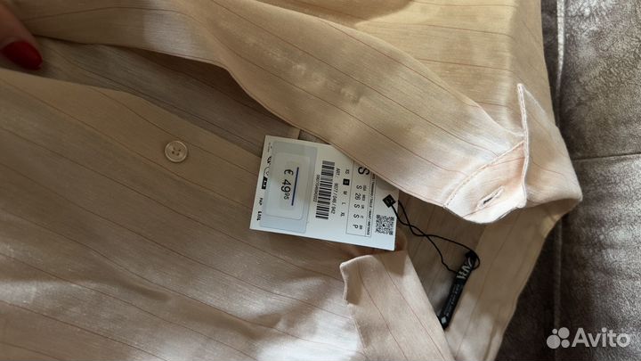 Рубашка женская zara новая S 44