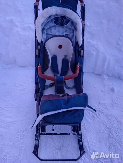 Санки на колесах Ника