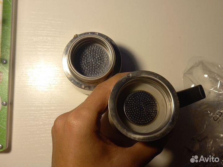 Гейзерная кофеварка для электрической плитки