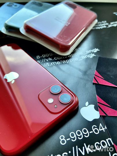 iPhone 11/128Gb Red Идеальный